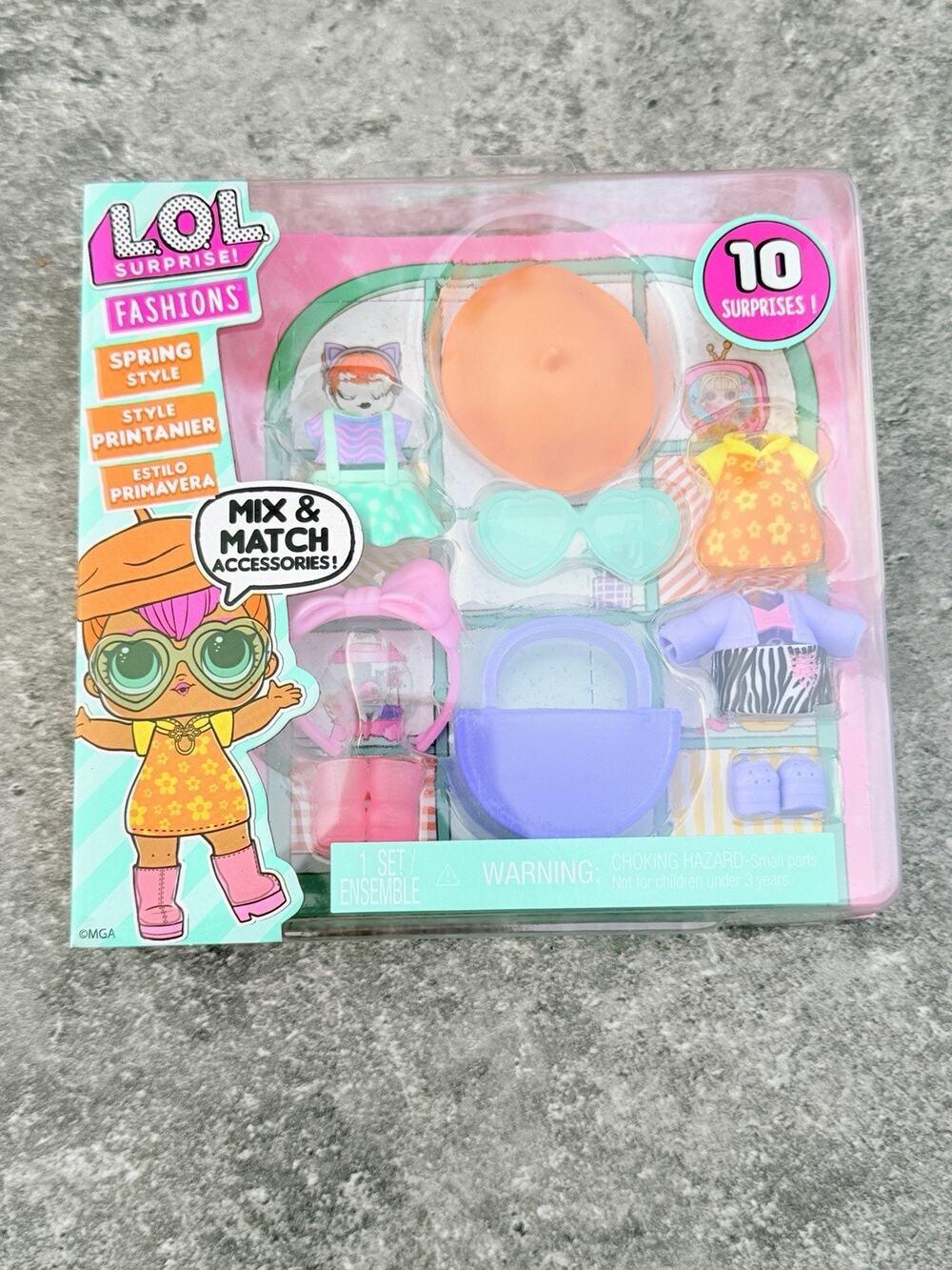LOL Surprise Fashion Pack Spring Style Doll Accessories Outfit Clothes 6 Styles